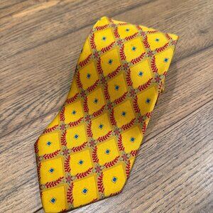 JoS. A. Bank Gold Tie 100% Silk
